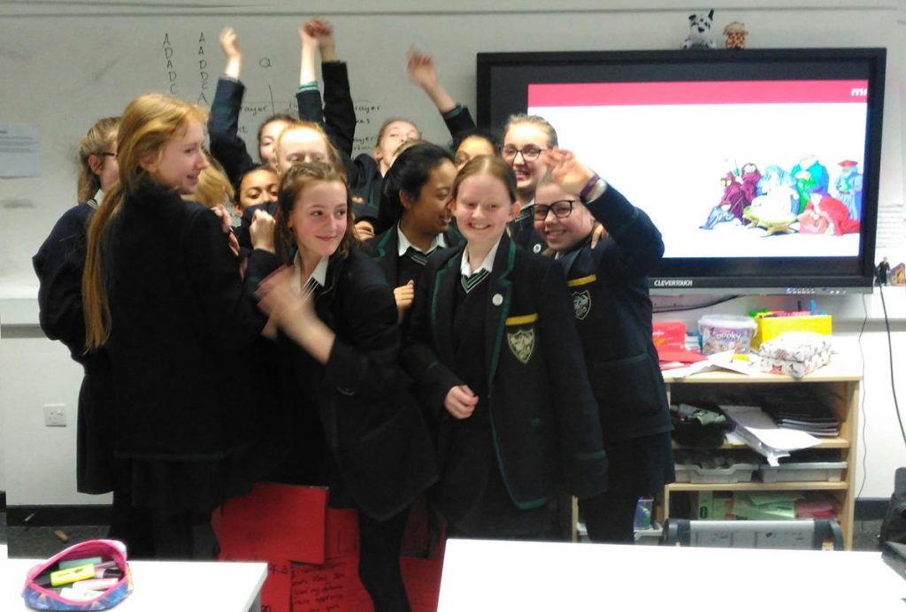 Students at St Anthony's 