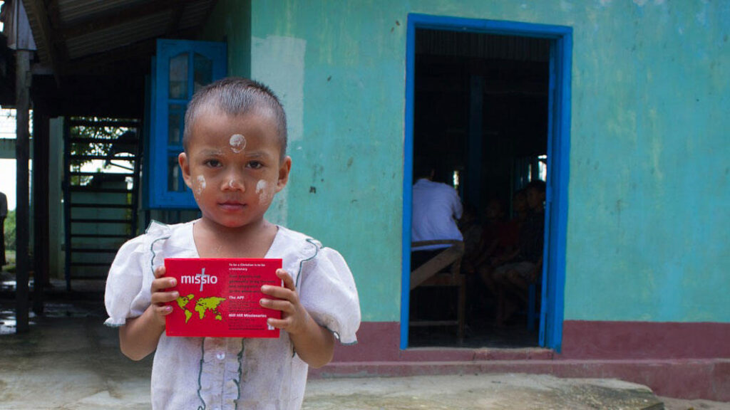 Child from the Holy Family Church, Myanmar