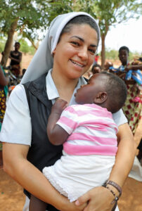 Sr Nilceia at Lisanjala Health Clinic in Malawi
